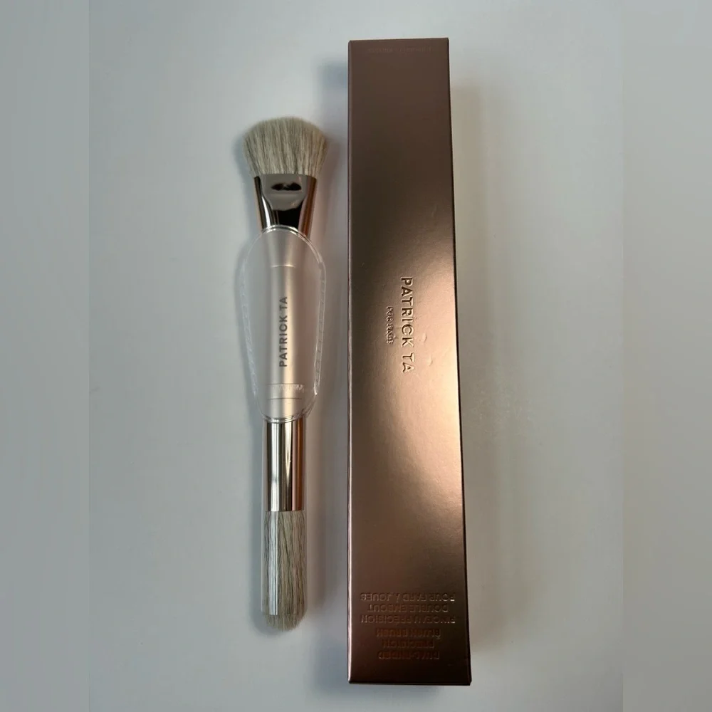 NWT🌷Patrick Ta Duel-Ended Precision Blush Brush
